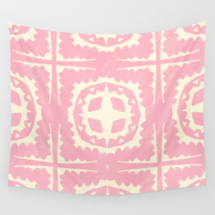 sayulita, pink Wall Tapestry Gallery Image 4