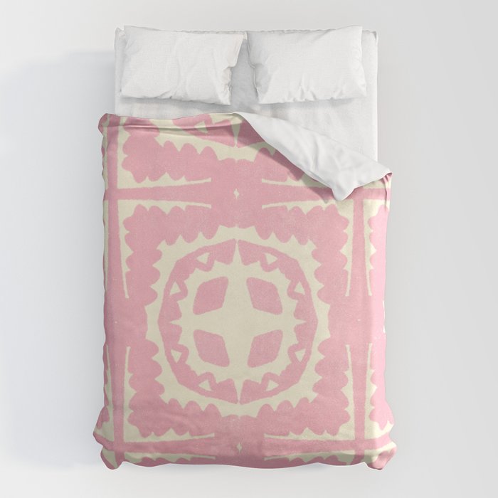 sayulita, pink Duvet Cover Gallery Image 6