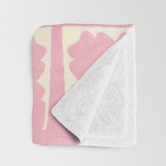 sayulita, pink Throw Blanket Gallery Image 3