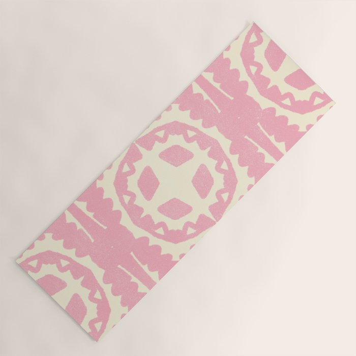 sayulita, pink Yoga Mat Gallery Image 1
