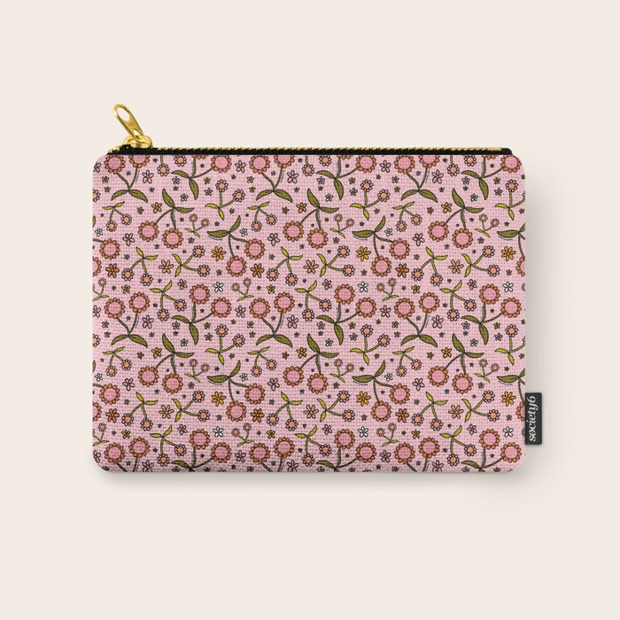 Cherry Flower Print Carry All Pouch Gallery Image 1