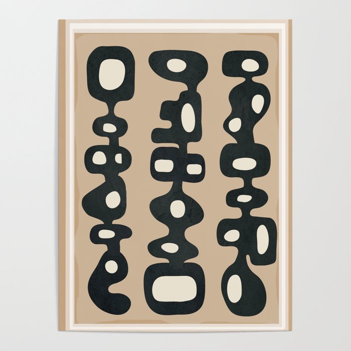 Mid-Century Abstract Balance 01 Poster Gallery Image 1