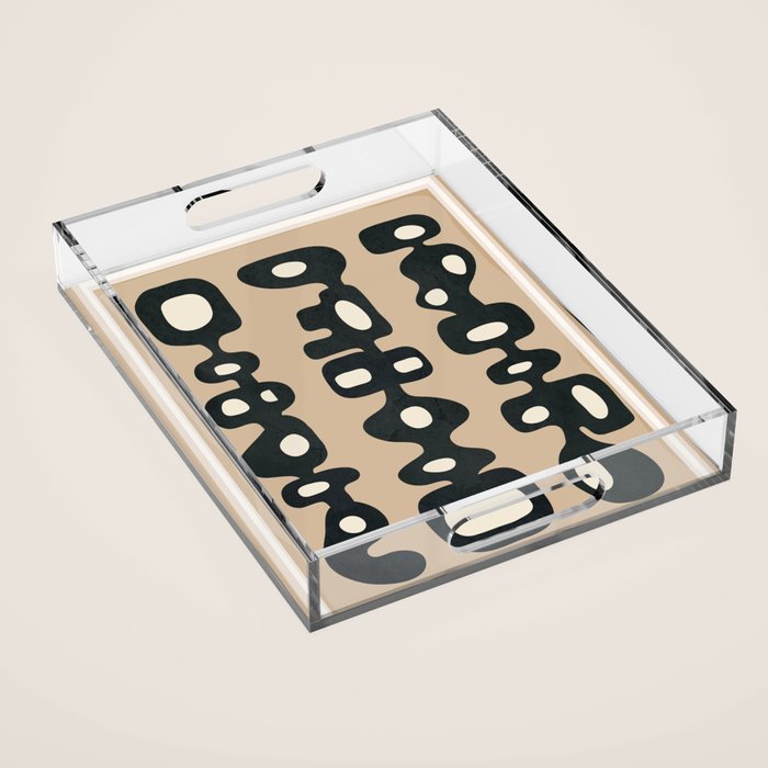 Mid-Century Abstract Balance 01 Acrylic Tray Gallery Image 1