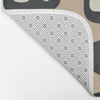 Mid-Century Abstract Balance 01 Bath Mat Gallery Image 2