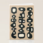 Mid-Century Abstract Balance 01 Stationery Card Gallery Image 2