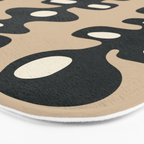 Mid-Century Abstract Balance 01 Bath Mat Gallery Image 3