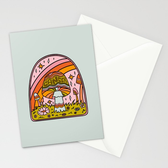 Cancer Mushroom Stationery Card Gallery Image 2