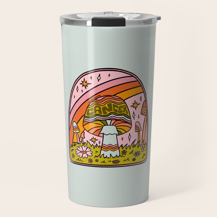 Cancer Mushroom Travel Mug Gallery Image 1