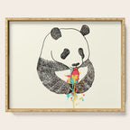 Panda Loves Ice Cream Serving Tray Gallery Image 1