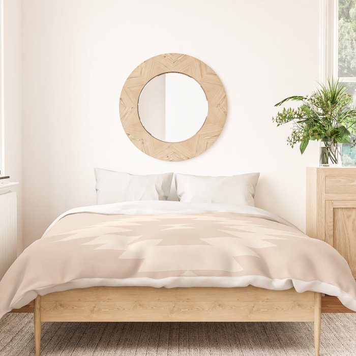 Southwestern Minimalism - Neutral Pink Duvet Cover Gallery Image 3