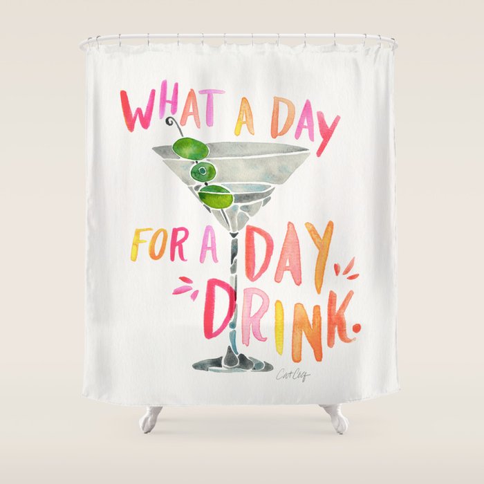 Day Drink â Melon Shower Curtain Gallery Image 1