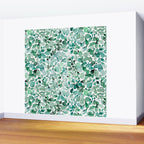 Watercolor Eucalyptus Botanical Green Leaves Wall Mural Gallery Image 2