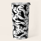 Black Cats Blep! Travel Mug Gallery Image 2