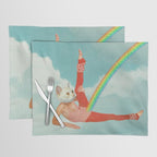 Kitty Cat's Rainbow Workout - Retro Cat Placemat Gallery Image 1
