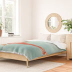 Kitty Cat's Rainbow Workout - Retro Cat Duvet Cover Gallery Image 2