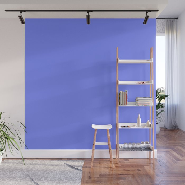 Periwinkle Blue Wall Mural Gallery Image 1