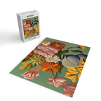 Quirky Abstract Vintage Retro Floral Jigsaw Puzzle Gallery Image 2