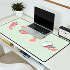 Umpearl - Axolotl with magic pearl Desk Mat Gallery Image 2