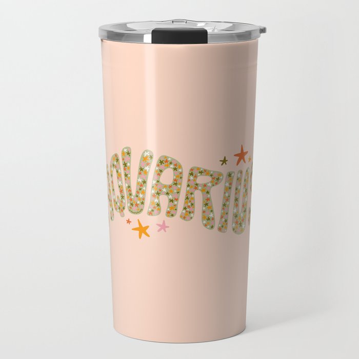 Starry Aquarius Travel Mug Gallery Image 1