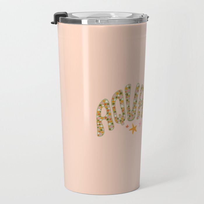 Starry Aquarius Travel Mug Gallery Image 3