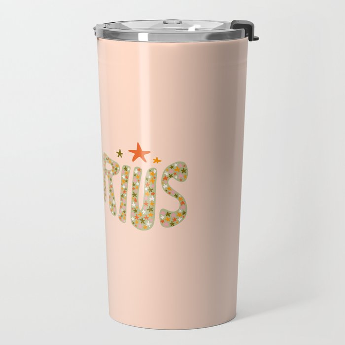 Starry Aquarius Travel Mug Gallery Image 2