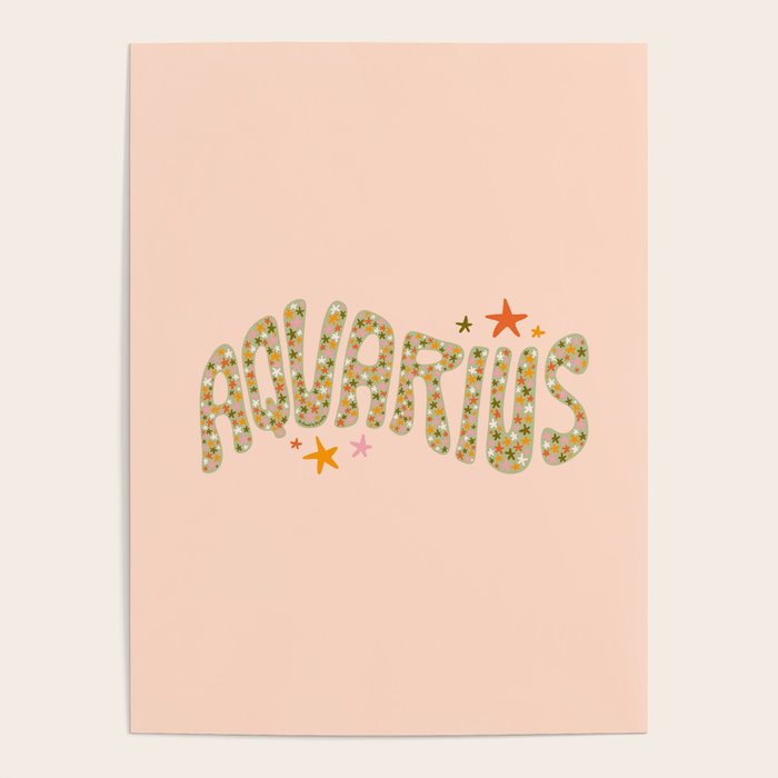 Starry Aquarius Poster Gallery Image 1