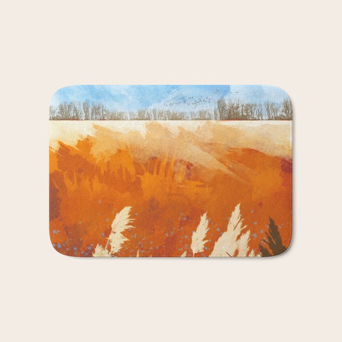 Golden Afternoon Bath Mat Gallery Image 1