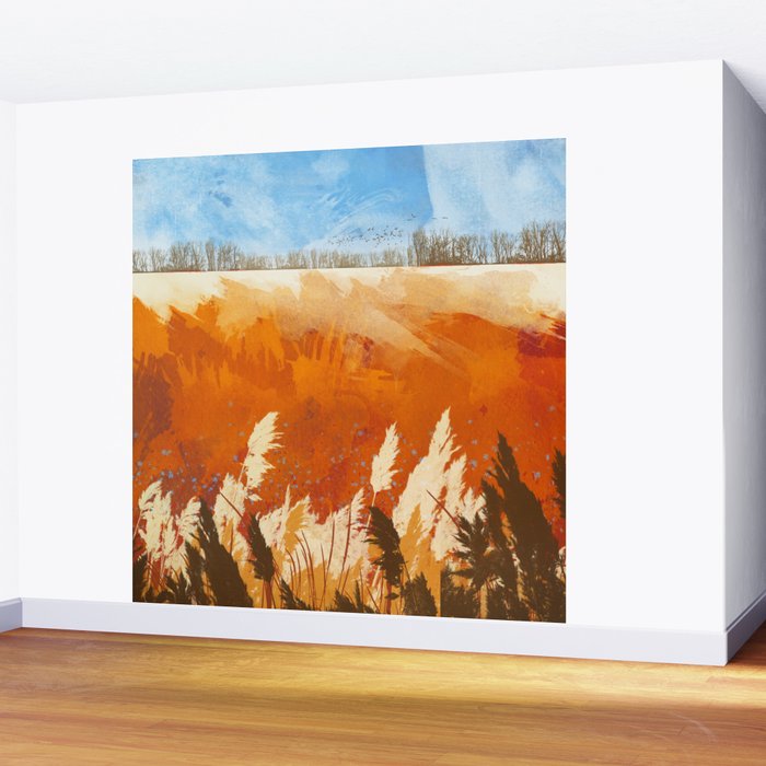 Golden Afternoon Wall Mural Gallery Image 2