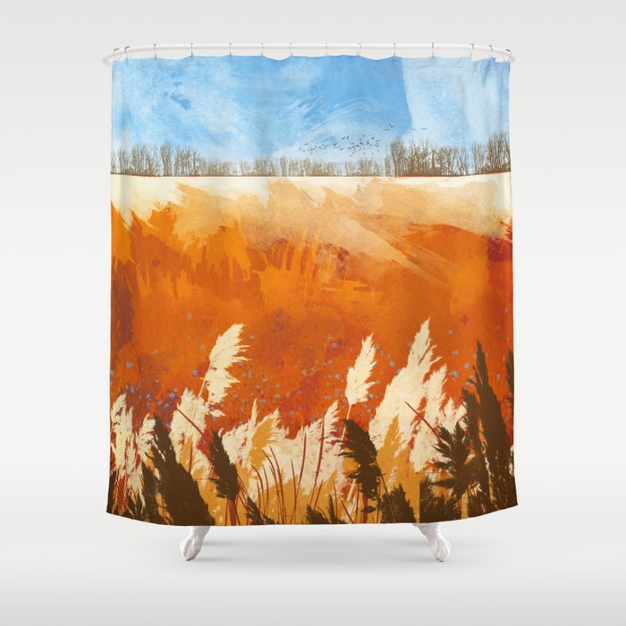 Golden Afternoon Shower Curtain Gallery Image 1