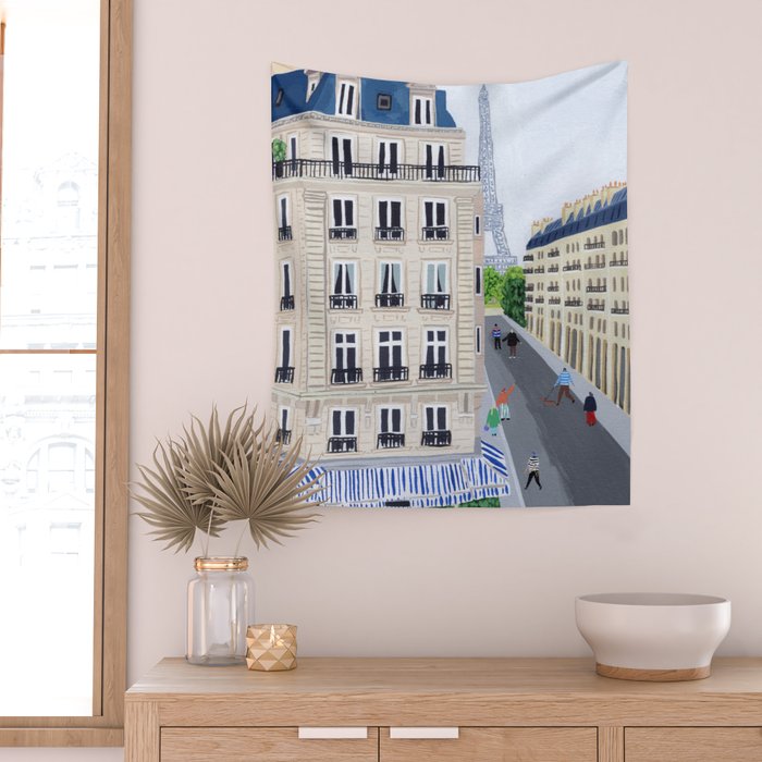 Paris is always a good idea Wall Tapestry Gallery Image 2