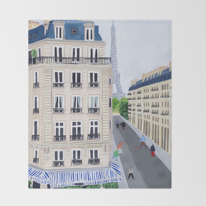 Paris is always a good idea Throw Blanket Gallery Image 2