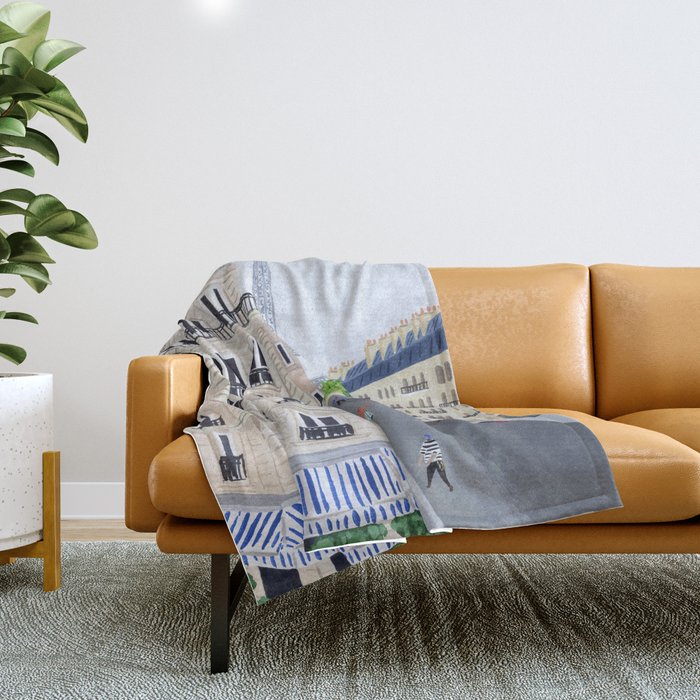 Paris is always a good idea Throw Blanket Gallery Image 1