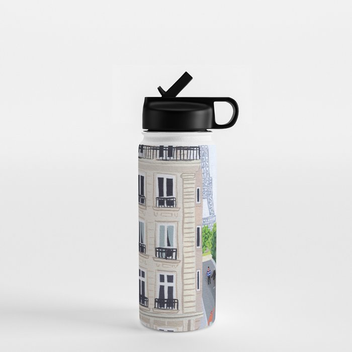 Paris is always a good idea Water Bottle Gallery Image 1