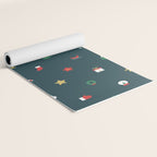 Geometric christmas decoration pattern Yoga Mat Gallery Image 2