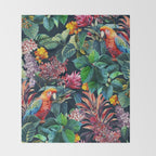Tropical Serenade Throw Blanket Gallery Image 2