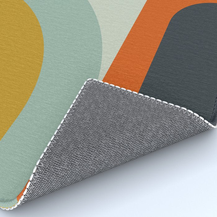 mid mod geometric shapes summer Rug Gallery Image 4