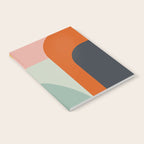 mid mod geometric shapes summer Notebook Gallery Image 2