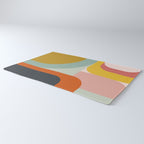 mid mod geometric shapes summer Rug Gallery Image 3