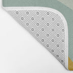mid mod geometric shapes summer Bath Mat Gallery Image 2