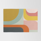 mid mod geometric shapes summer Rug Gallery Image 2