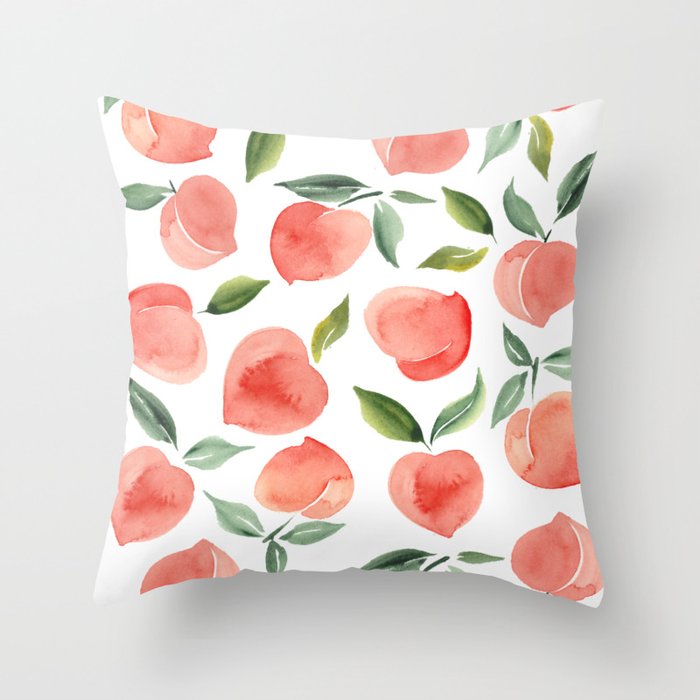 peaches Throw Pillow Gallery Image 6