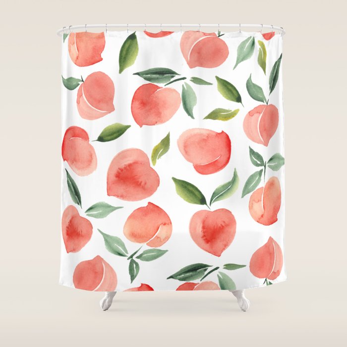peaches Shower Curtain Gallery Image 1