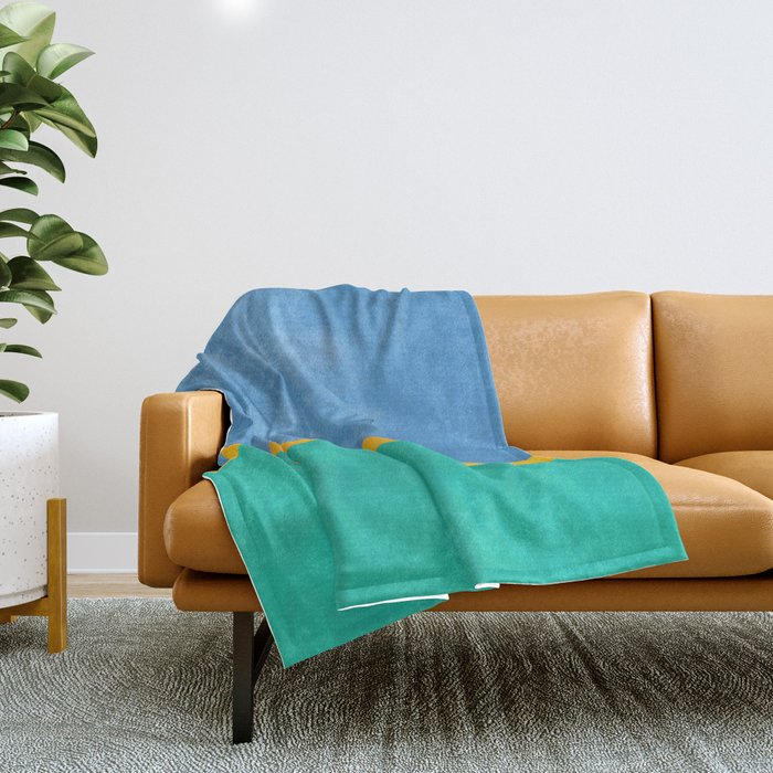 Sneaking Sun Throw Blanket Gallery Image 1
