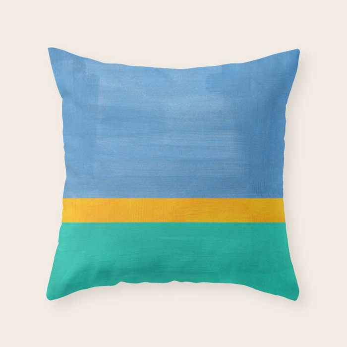 Sneaking Sun Throw Pillow Gallery Image 6
