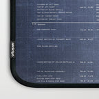 Apollo 11 Saturn V Blueprint in High Resolution (dark blue) Laptop Sleeve Gallery Image 3