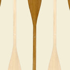 Canoe Paddle Stripes Neutral Coffee Mug Gallery Image 2