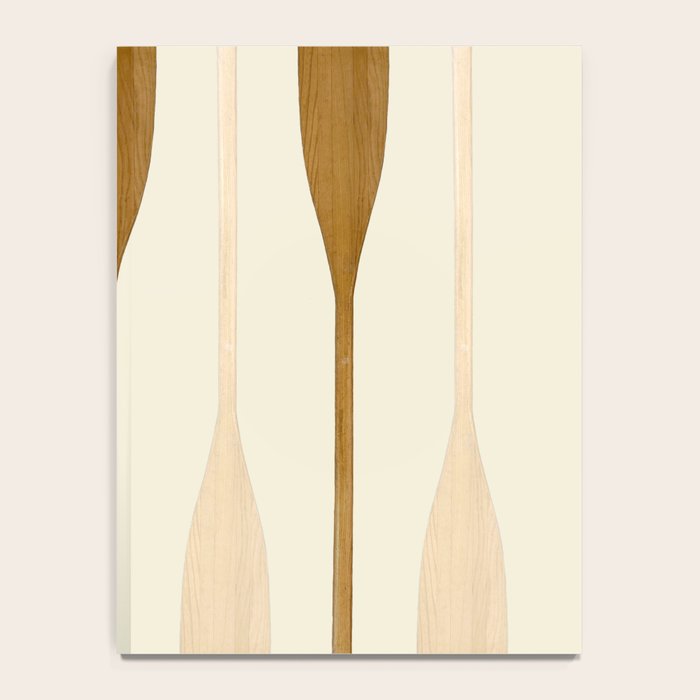 Canoe Paddle Stripes Neutral Notebook Gallery Image 4