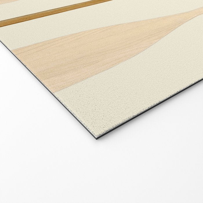 Canoe Paddle Stripes Neutral Welcome Mat Gallery Image 2