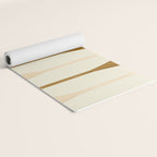 Canoe Paddle Stripes Neutral Yoga Mat Gallery Image 2