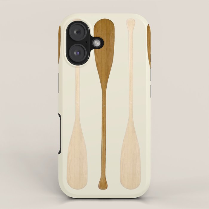 Canoe Paddle Stripes Neutral iPhone Case Gallery Image 1
